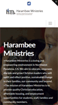 Mobile Screenshot of harambeeministries.org